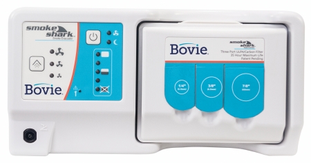 Evacuator Smoke Surgical Smoke Evacuator Smoke Shark™ II 100-120V with 35 Hour Filter by Symmetry Surgical, Inc. Aaron Bovie  ID SE02